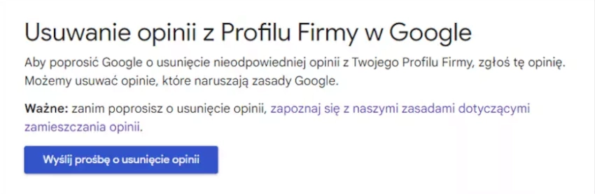 Legalne metody na usuwanie negatywnych opinii Google