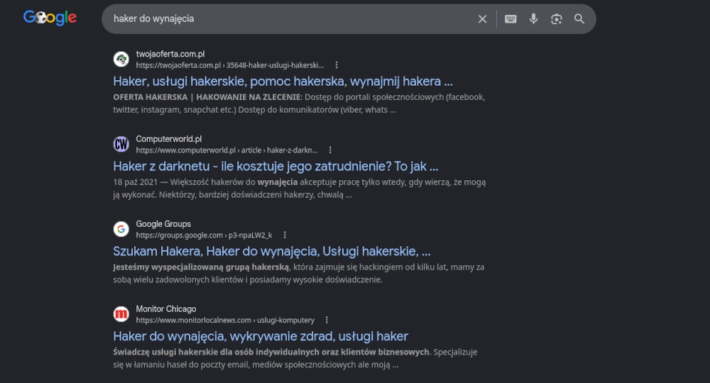 Anatomia oszustwa „haker do wynajęcia" w czterech krokach: kontakt, zaliczka, cisza lub eskalacja opłat, strata pieniędzy