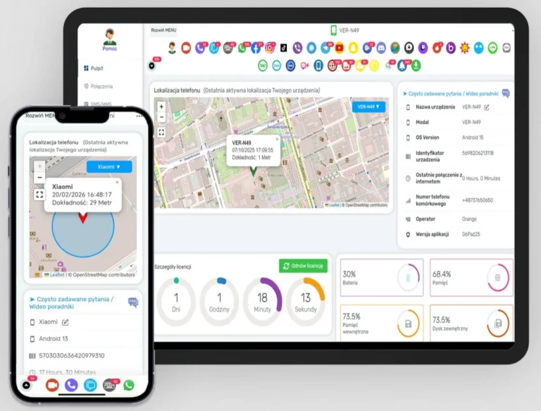 Spymobile (Spyphone) – aplikacja do monitoringu telefonu na Androida